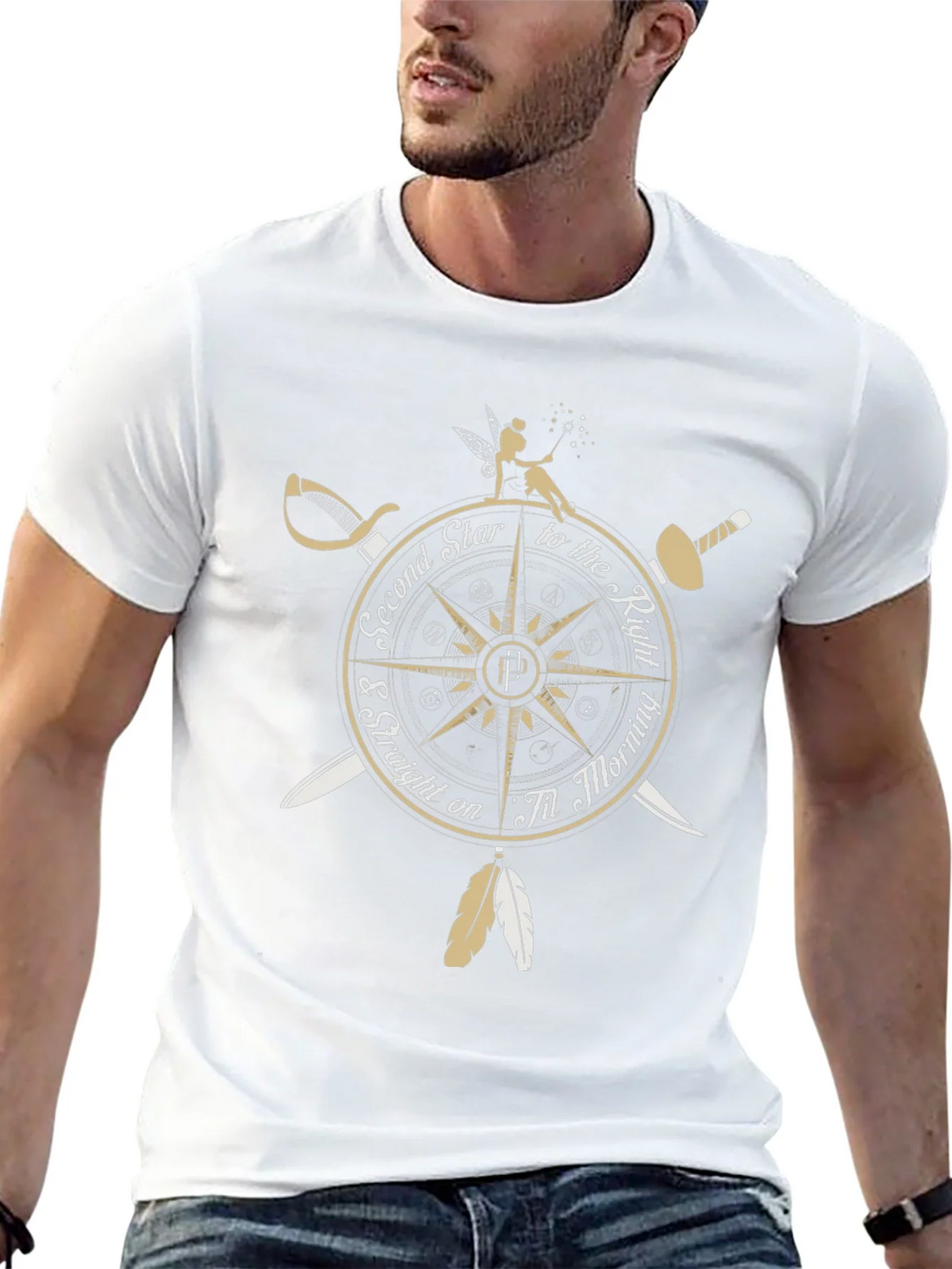 Second Star Compass Graphic Tee product image 4