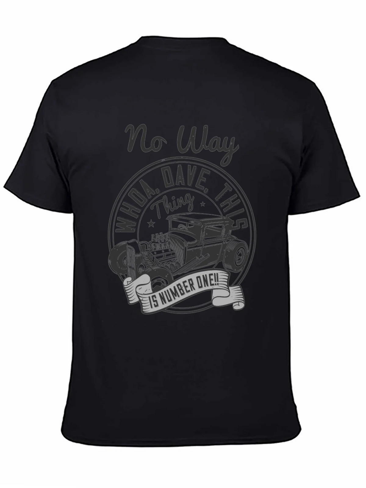 No Way Dave! Vintage Hot Rod T-Shirt product image 7