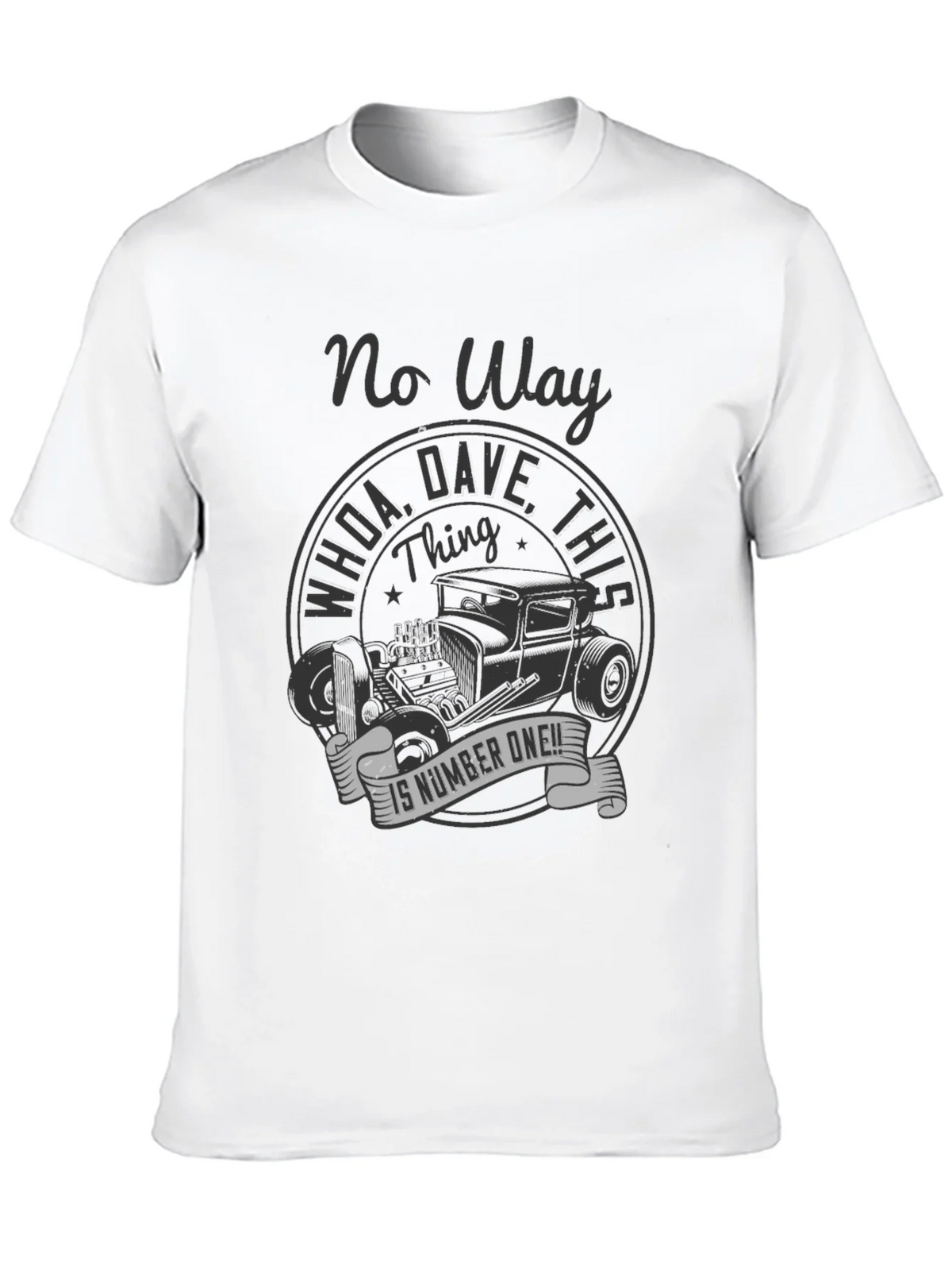 No Way Dave! Vintage Hot Rod T-Shirt product image 12