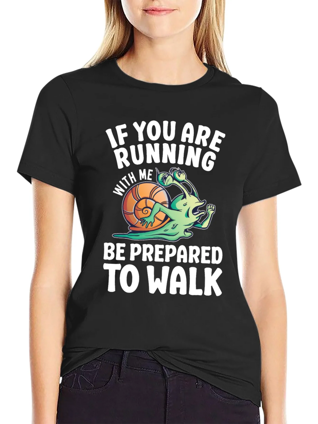 Funny Running Snail T-Shirt - Be Prepared To Walk product image 5