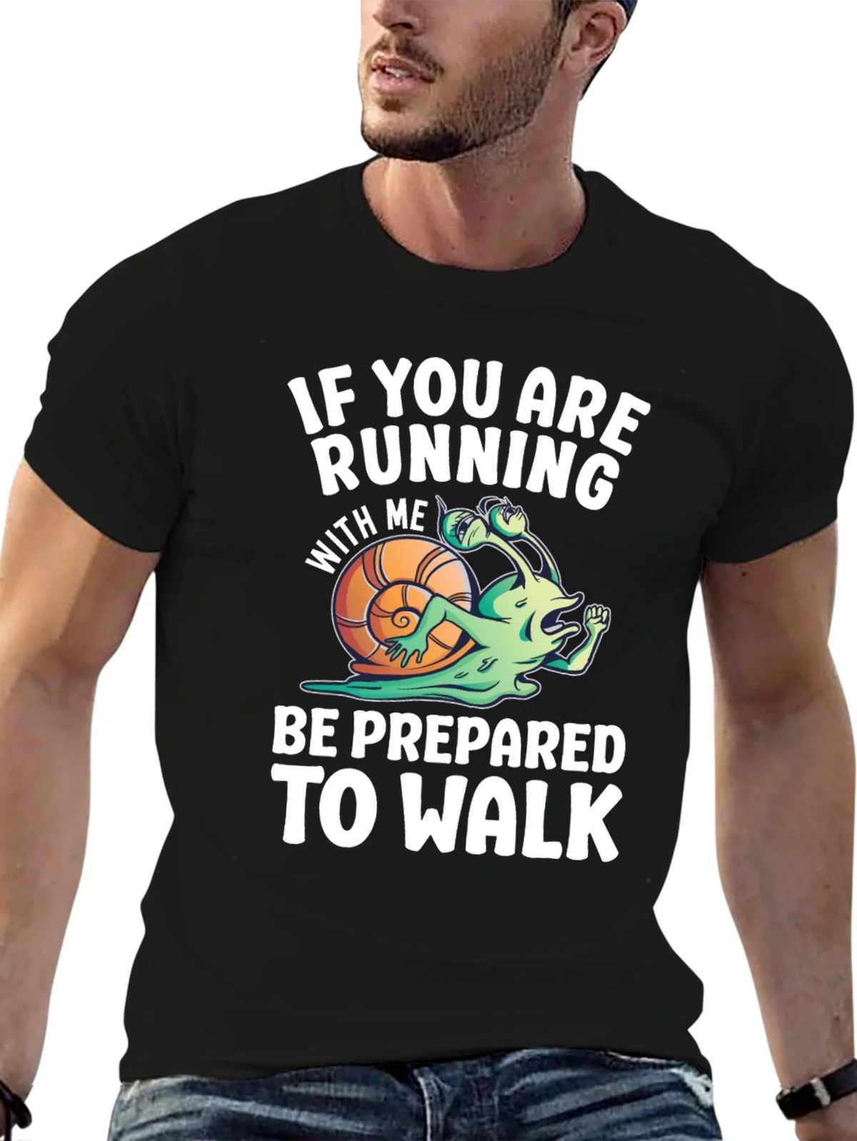 Funny Running Snail T-Shirt - Be Prepared To Walk product image 9