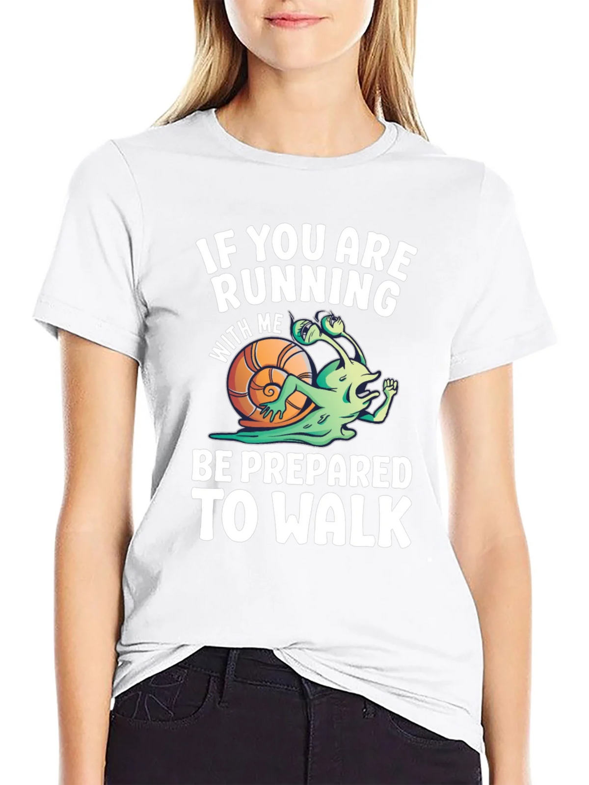 Funny Running Snail T-Shirt - Be Prepared To Walk product image 11