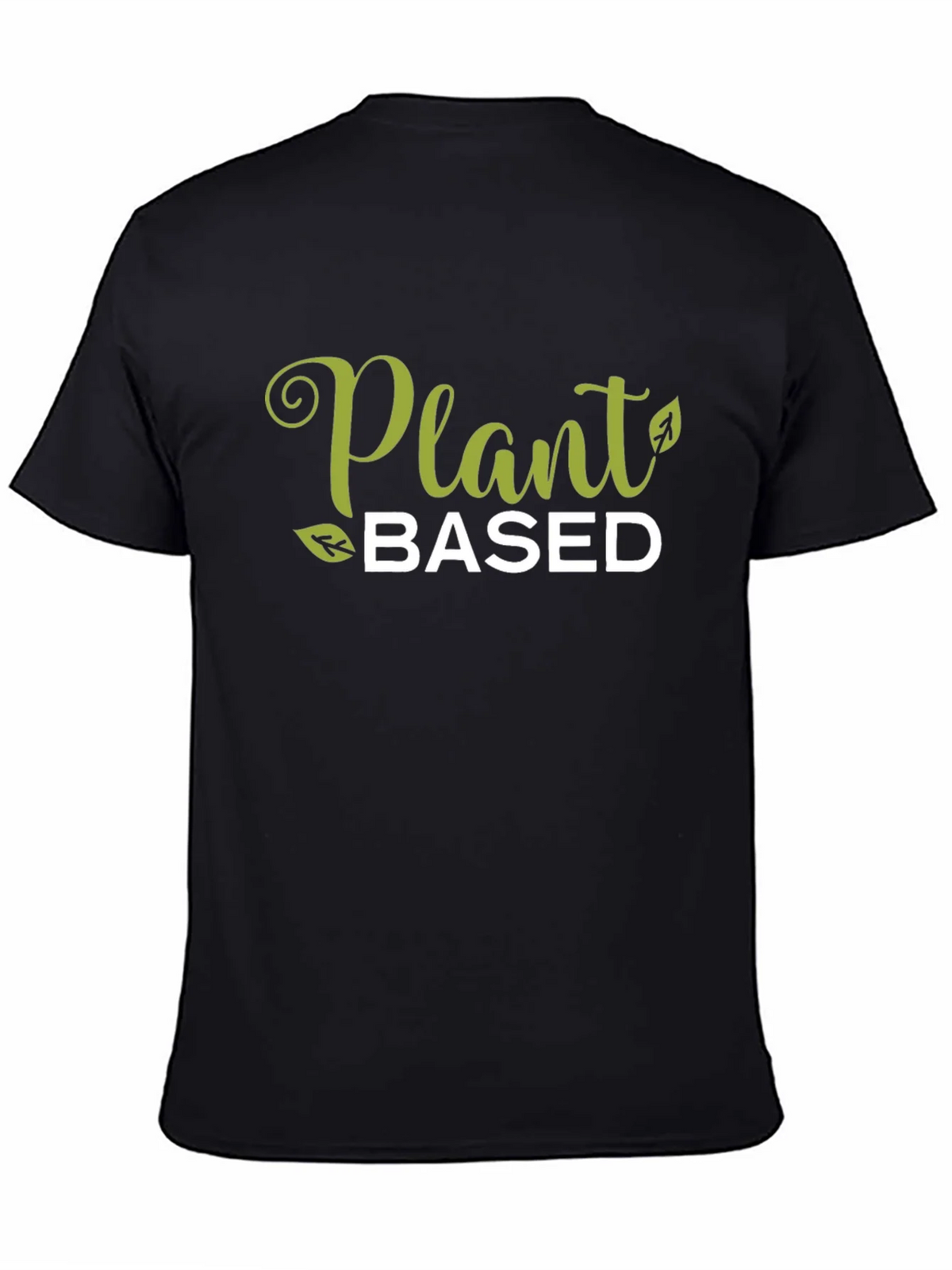 Plant Based Black Graphic T-Shirt product image 7