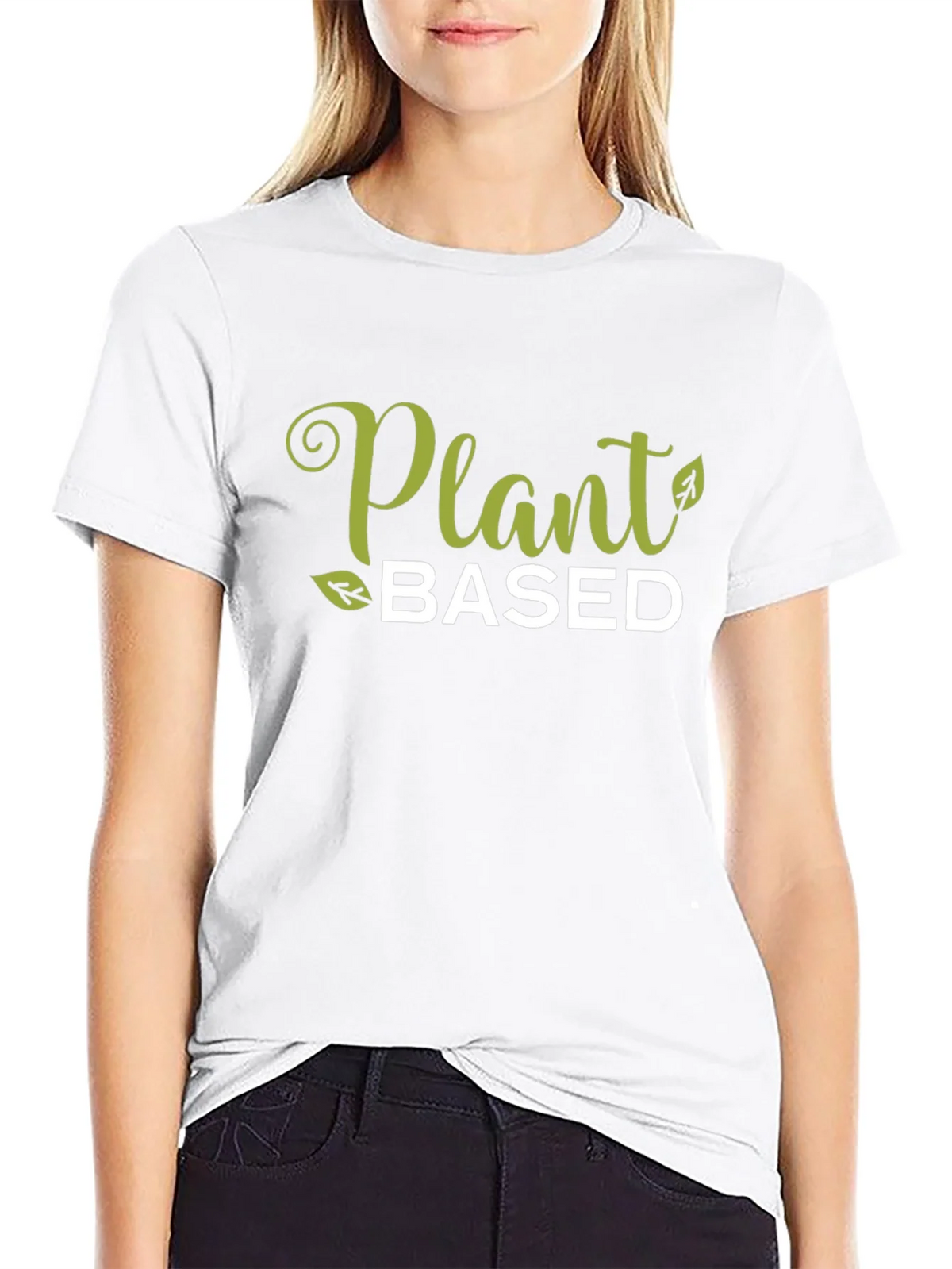 Plant Based Black Graphic T-Shirt product image 11