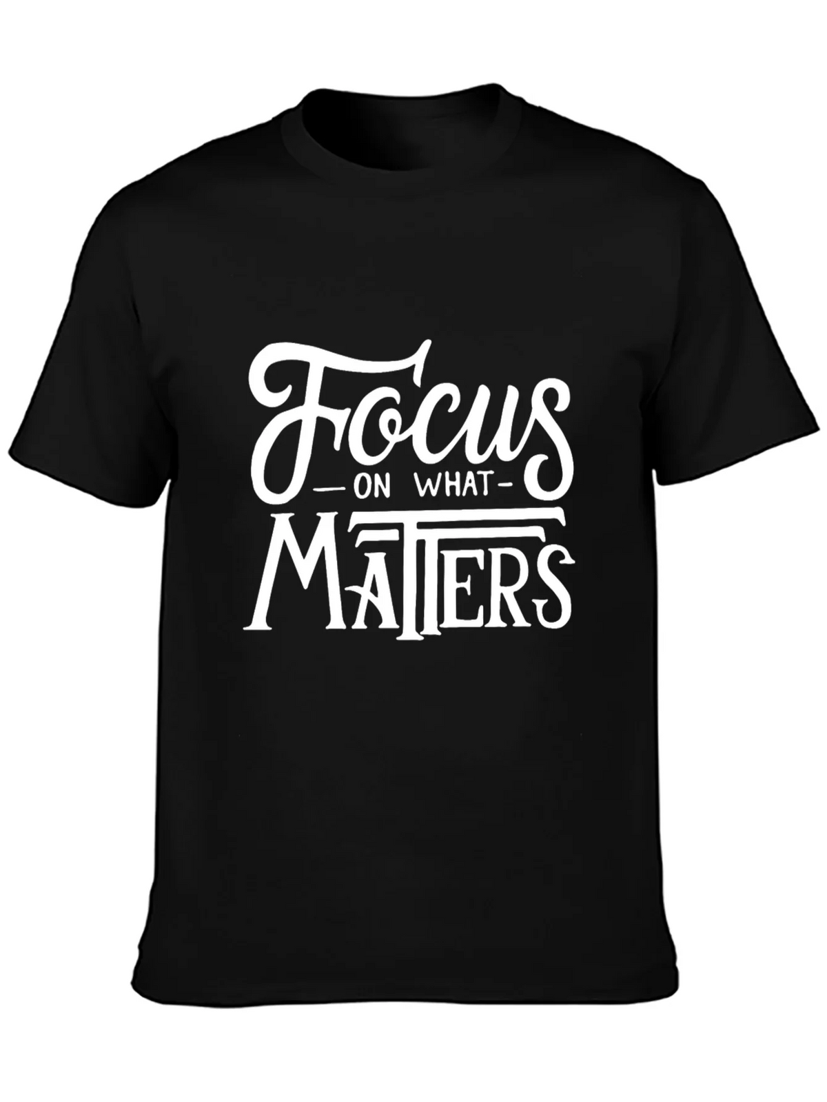 Focus on What Matters Black T-Shirt product image 6