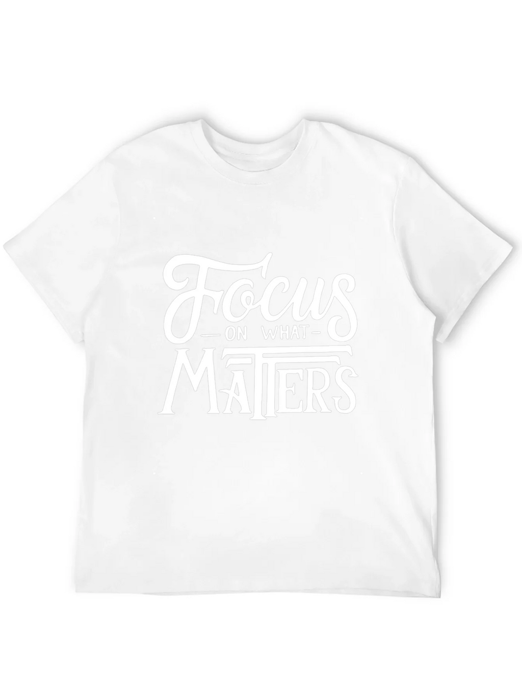 Focus on What Matters Black T-Shirt product image 3