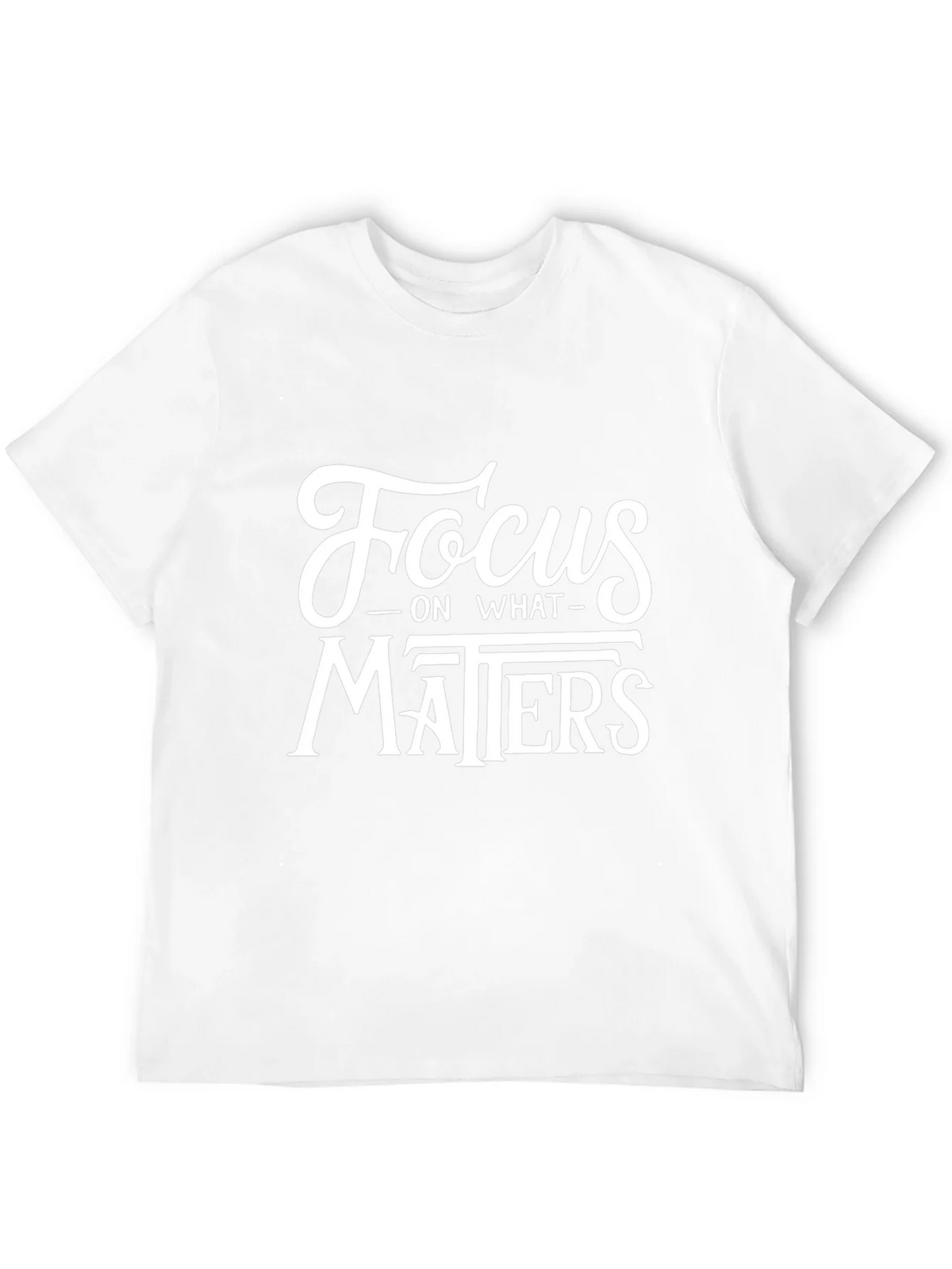 Focus on What Matters Black T-Shirt product image 3