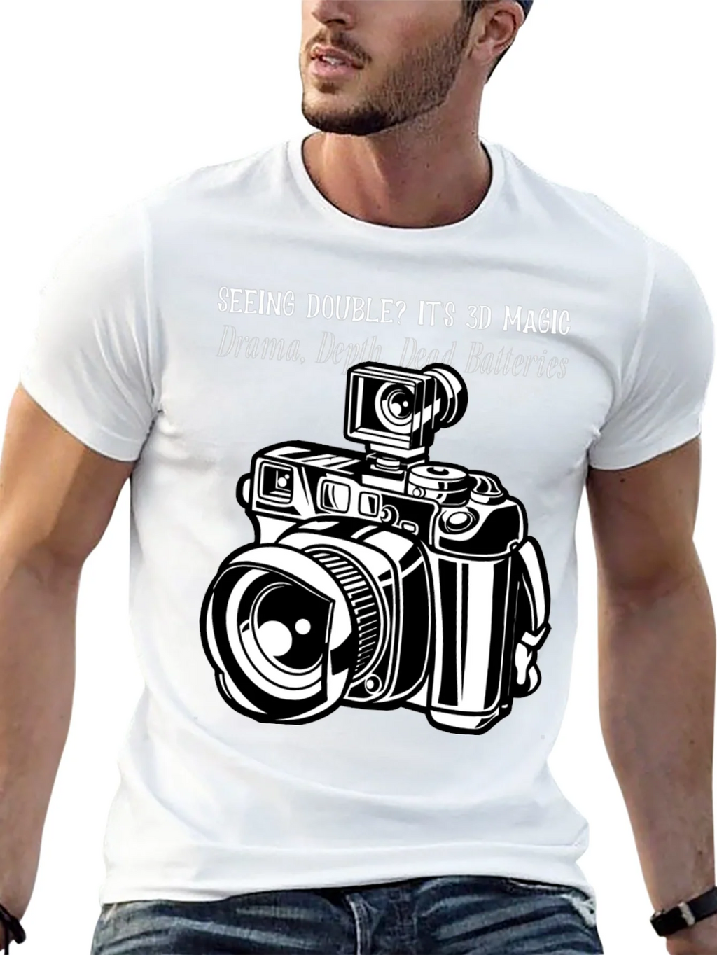 Camera Humor T-Shirt - 3D Magic Photography Lover Tee product image 4