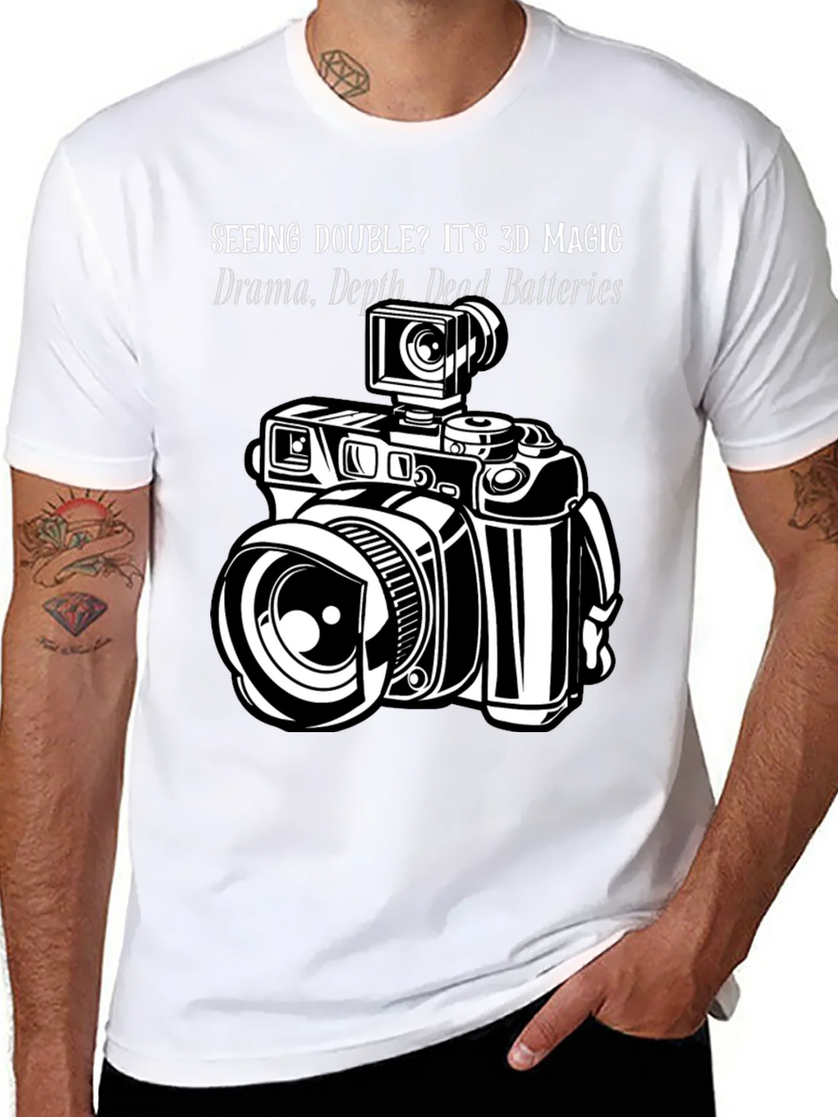 Camera Humor T-Shirt - 3D Magic Photography Lover Tee product image 10