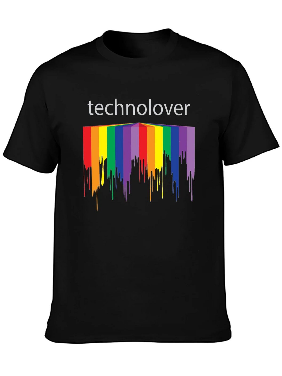 Technolover Rainbow Drip T-Shirt product image 6