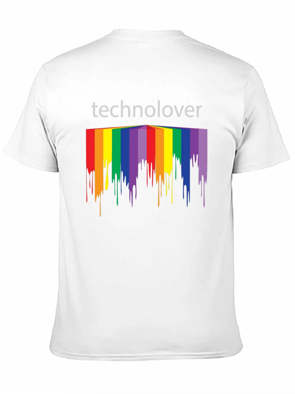 Technolover Rainbow Drip T-Shirt product image 2