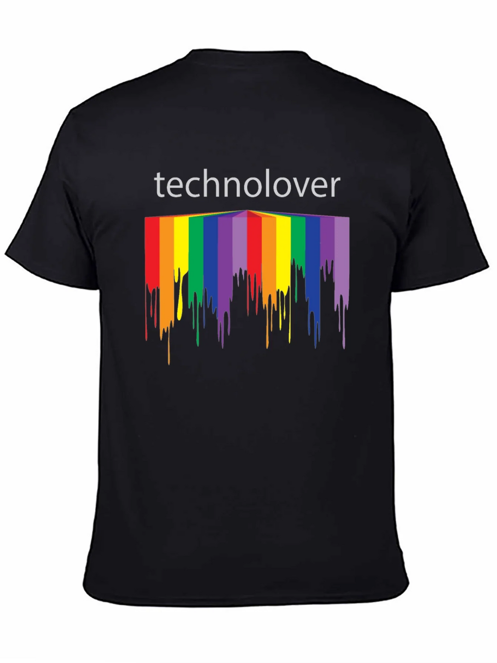 Technolover Rainbow Drip T-Shirt product image 7