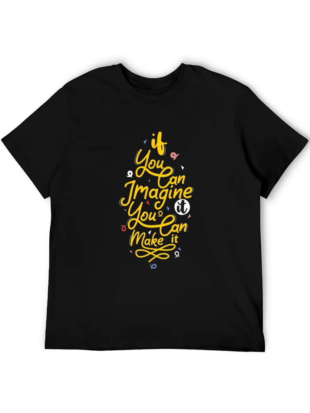 Inspirational Graphic Print Black T-Shirt product image 8