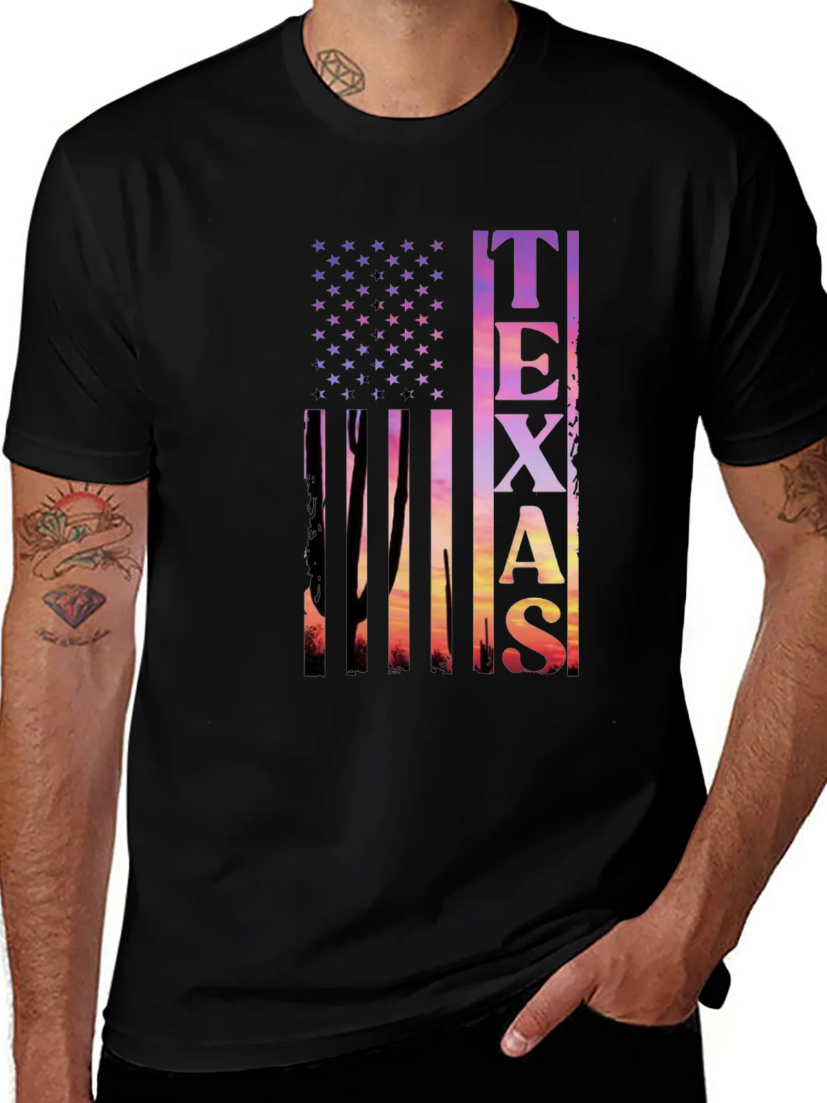 Texas Flag Graphic T-Shirt - Mens product image 1
