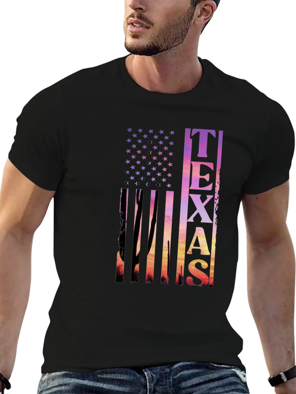 Texas Flag Graphic T-Shirt - Mens product image 9