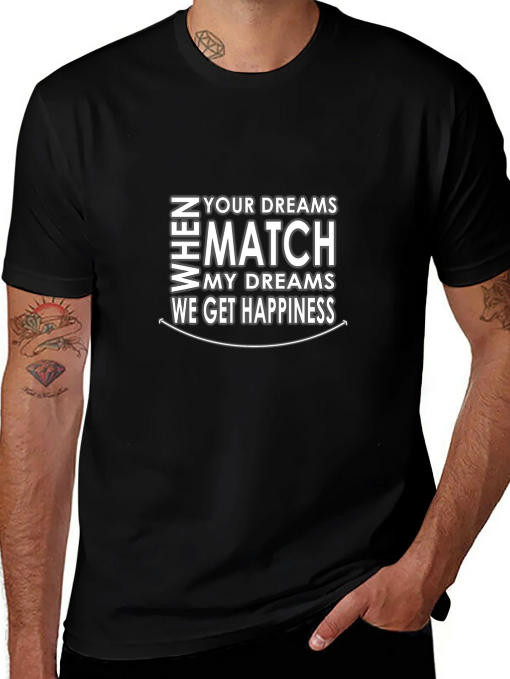 Dreams Match Happiness Graphic T-Shirt product image 1