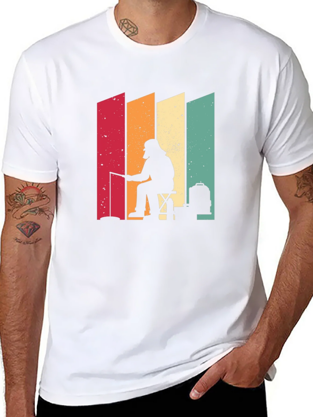 Vintage Fishing Retro T-Shirt product image 10