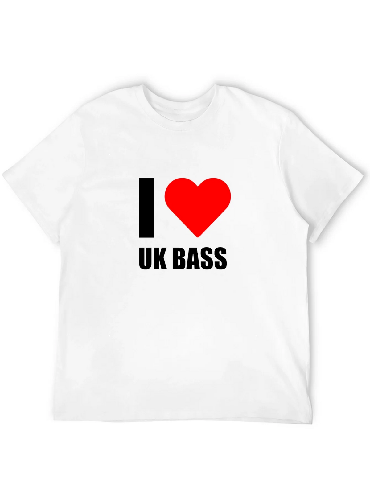 I Heart UK Bass Black T-Shirt product image 3