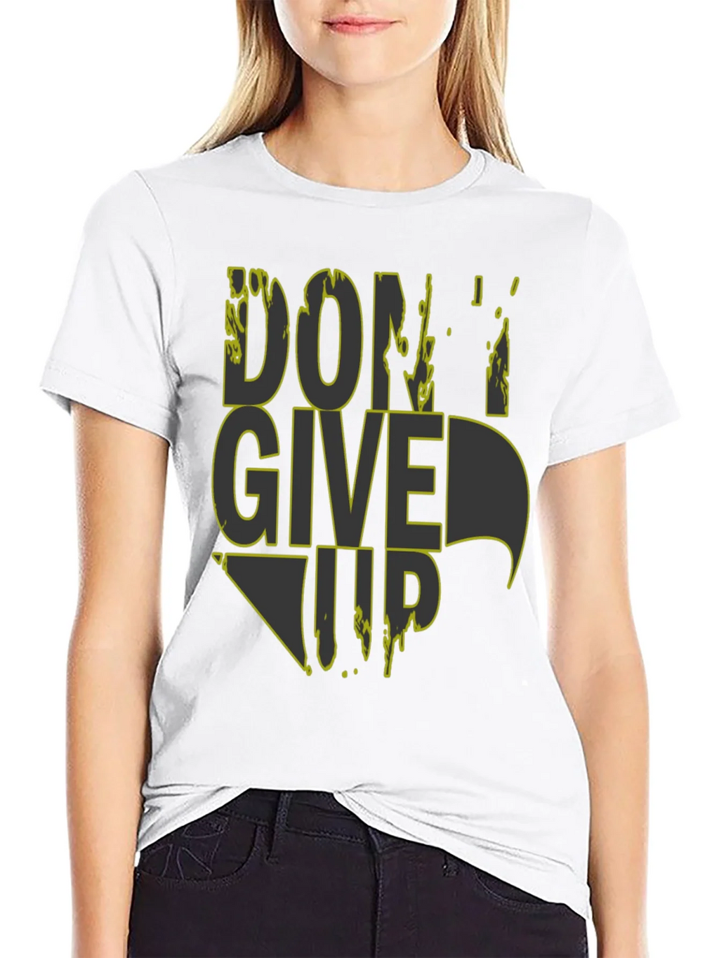 Dont Give Up Graphic Tee - Mens Black T-Shirt product image 11
