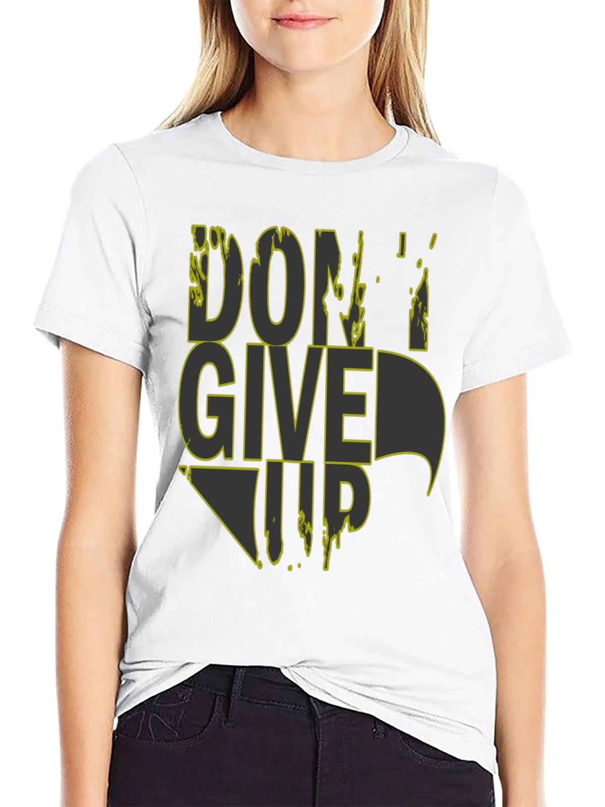 Dont Give Up Graphic Tee - Mens Black T-Shirt product image 11