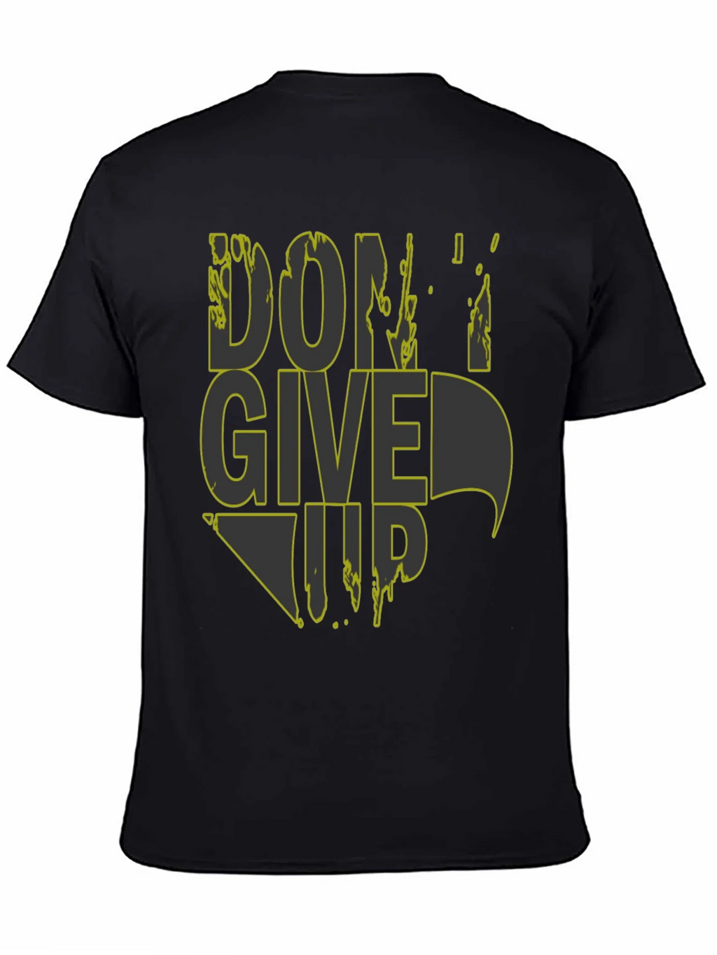 Dont Give Up Graphic Tee - Mens Black T-Shirt product image 7