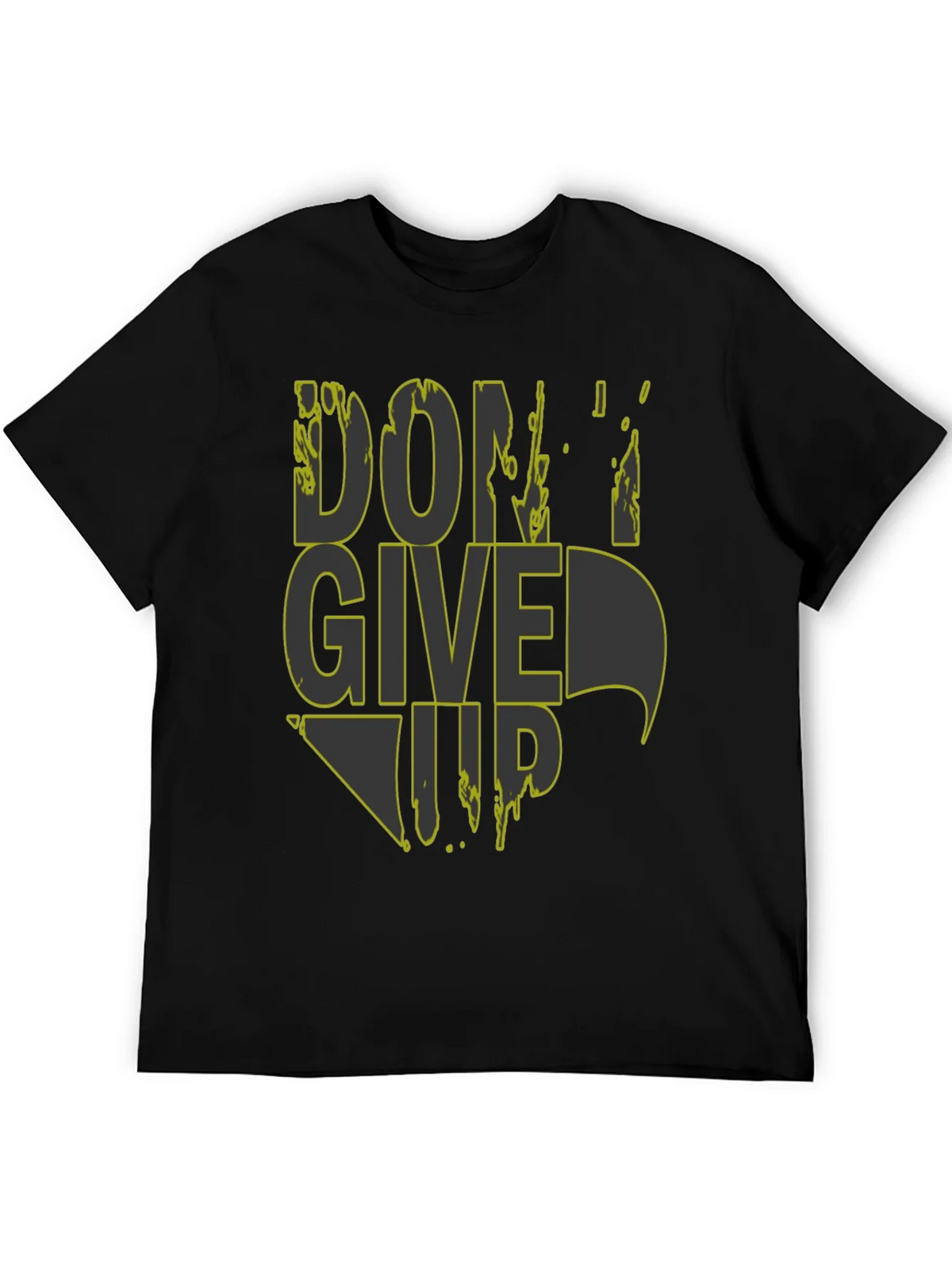 Dont Give Up Graphic Tee - Mens Black T-Shirt product image 8