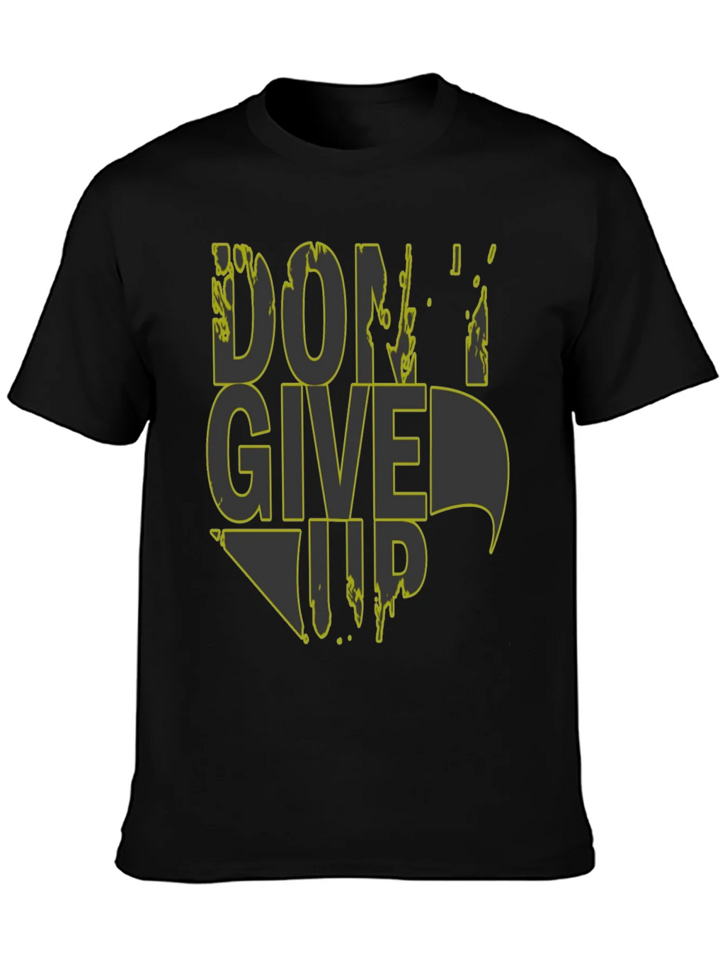 Dont Give Up Graphic Tee - Mens Black T-Shirt product image 6