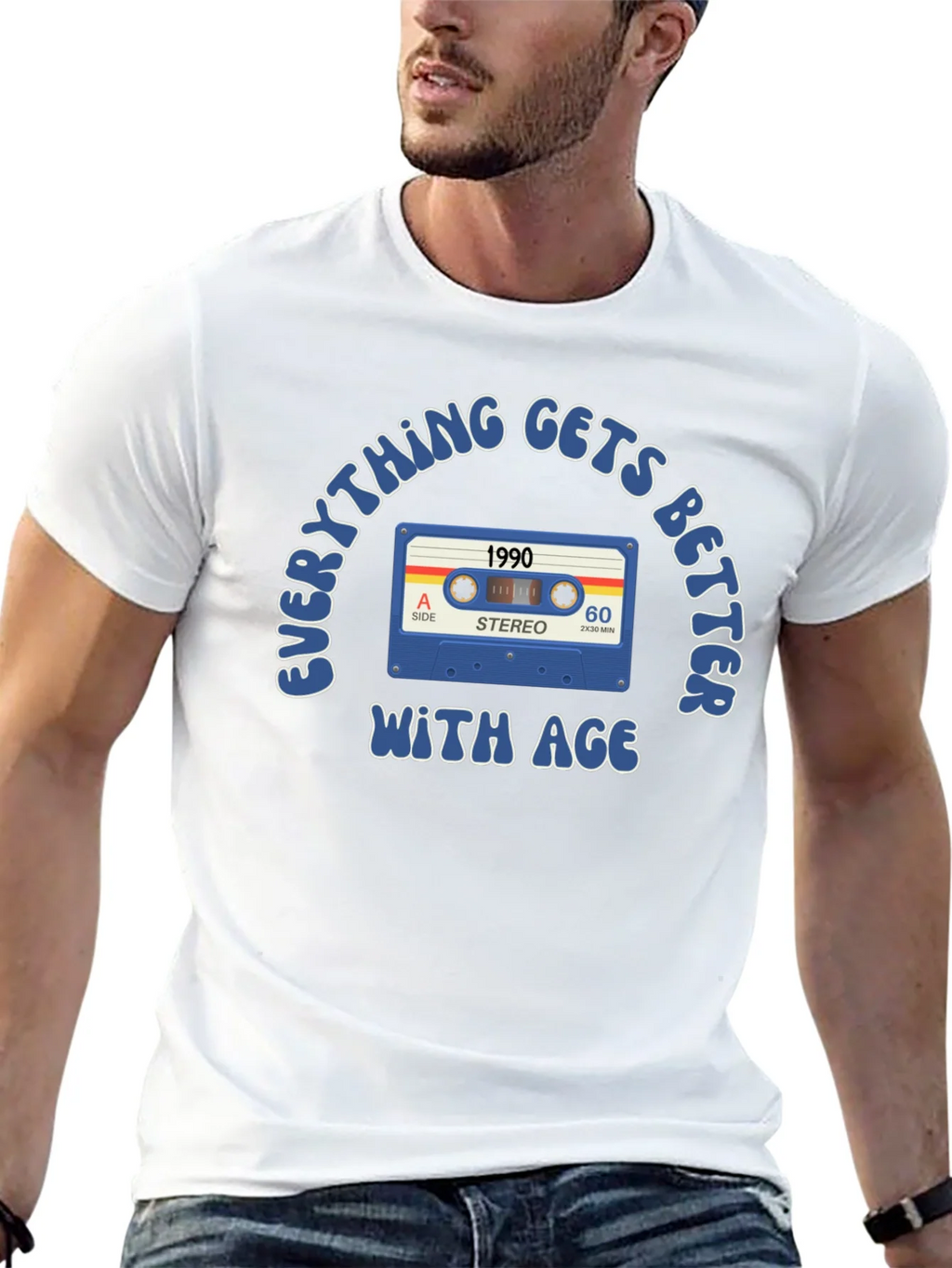 Everything Gets Better With Age 1990 T-Shirt product image 4