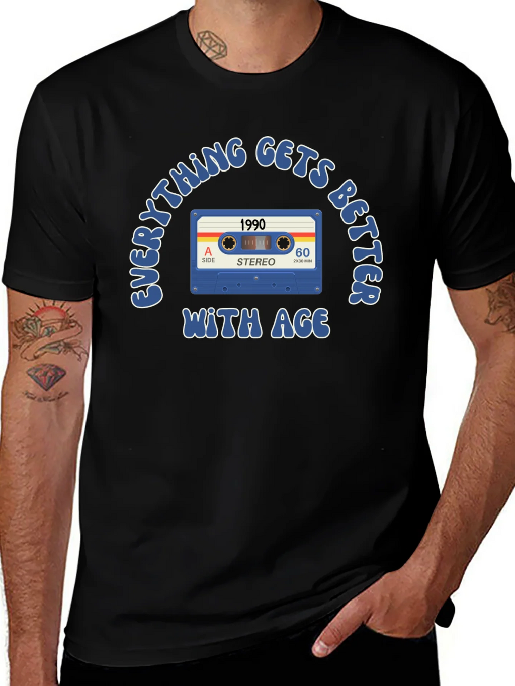 Everything Gets Better With Age 1990 T-Shirt product image 1