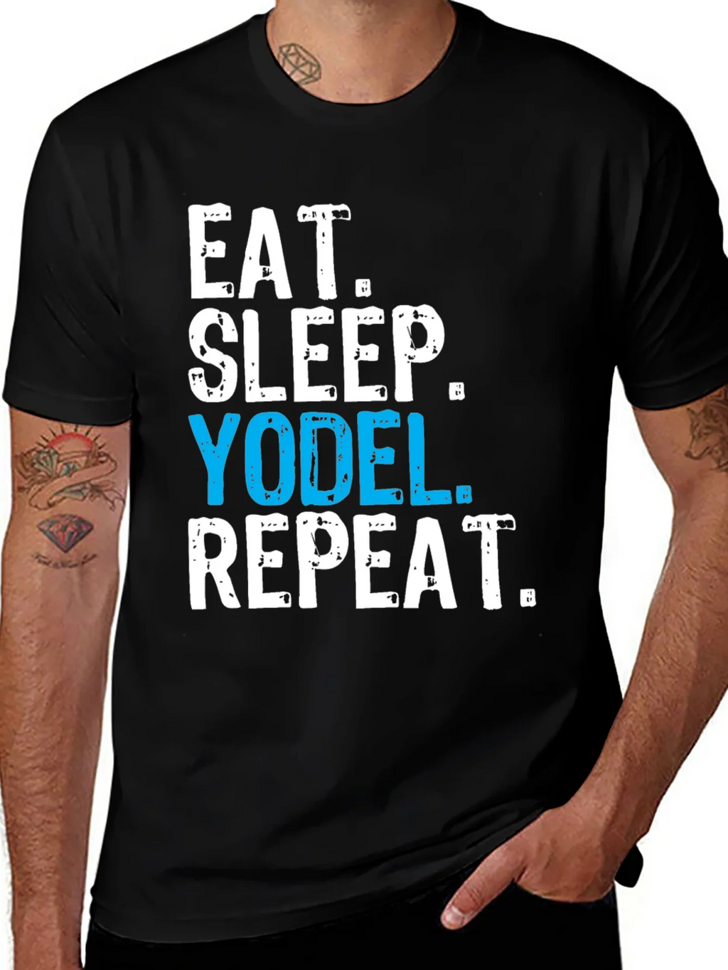 Eat Sleep Yodel Repeat T-Shirt product image 1