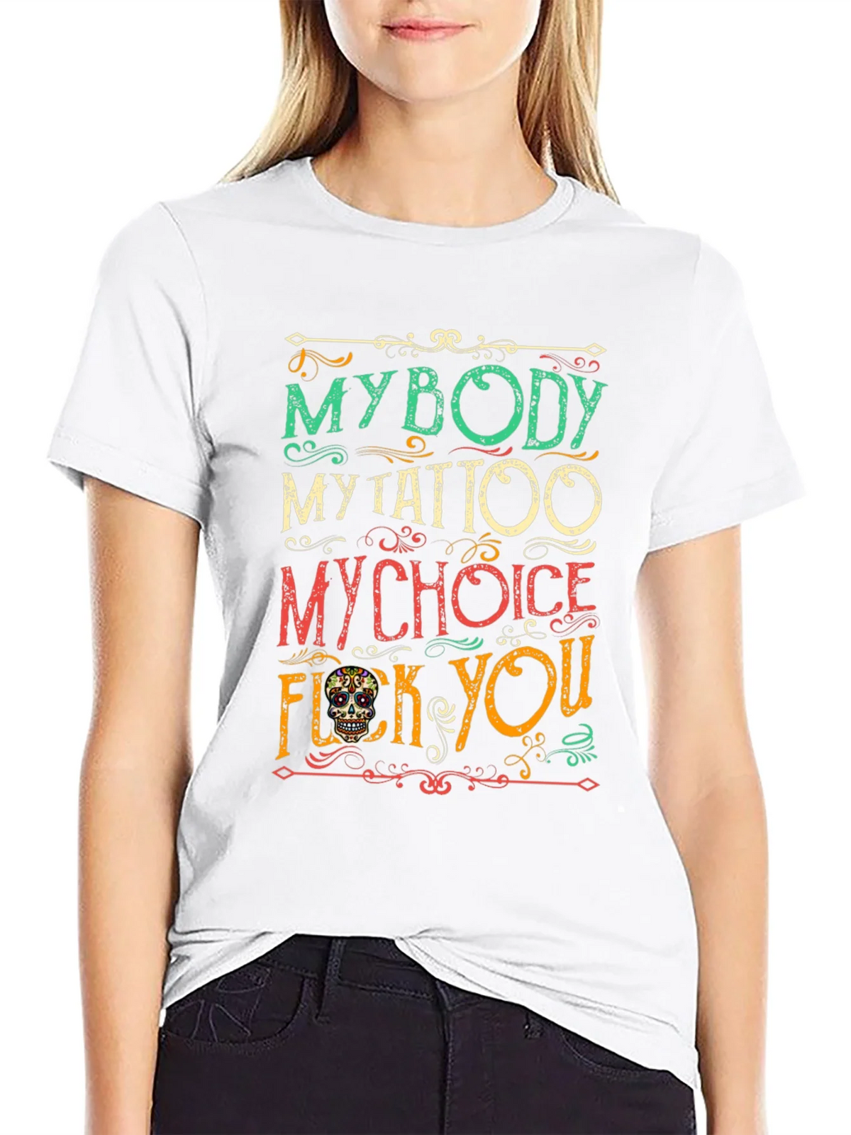 My Body My Choice Tattoo T-Shirt product image 11