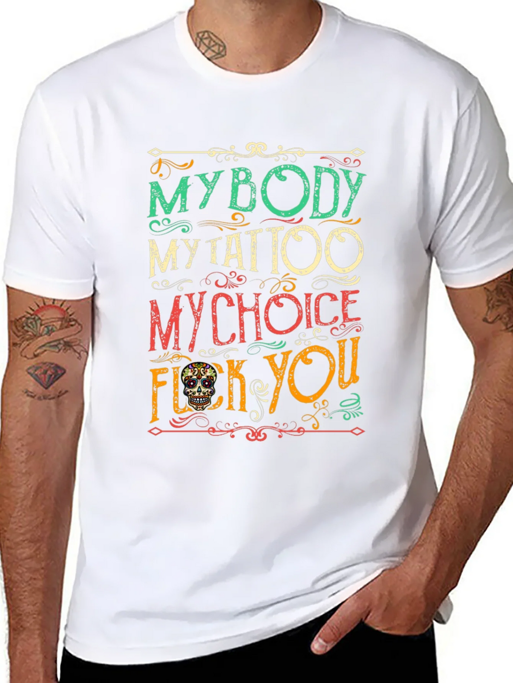My Body My Choice Tattoo T-Shirt product image 10