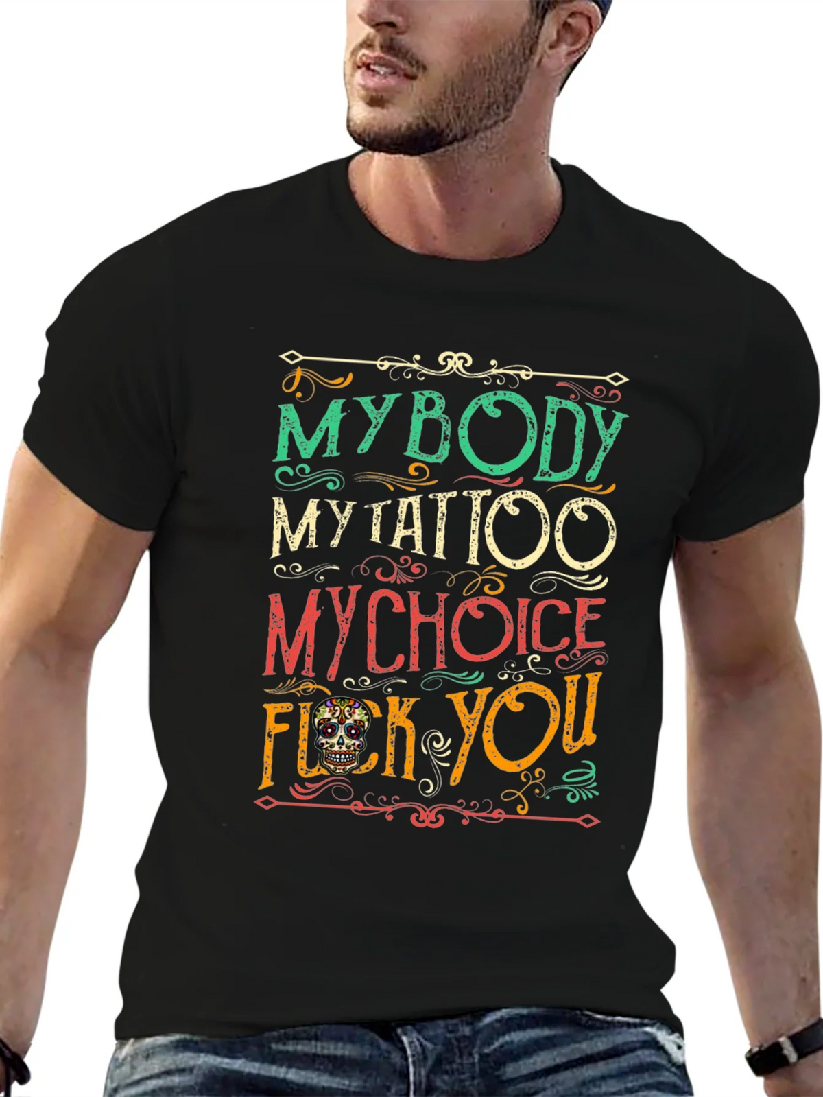 My Body My Choice Tattoo T-Shirt product image 9
