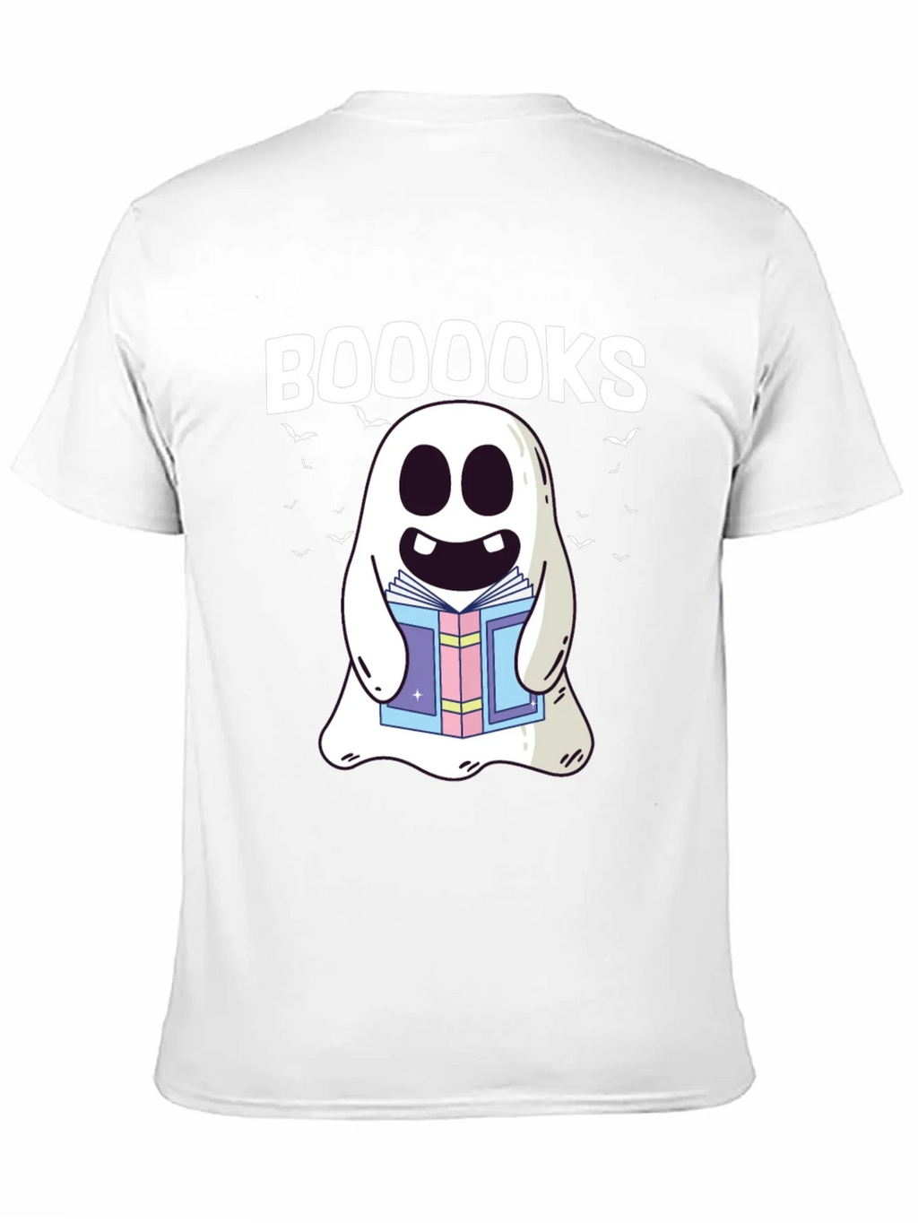 Booooks Ghost T-Shirt - Halloween Spooky Reading product image 2