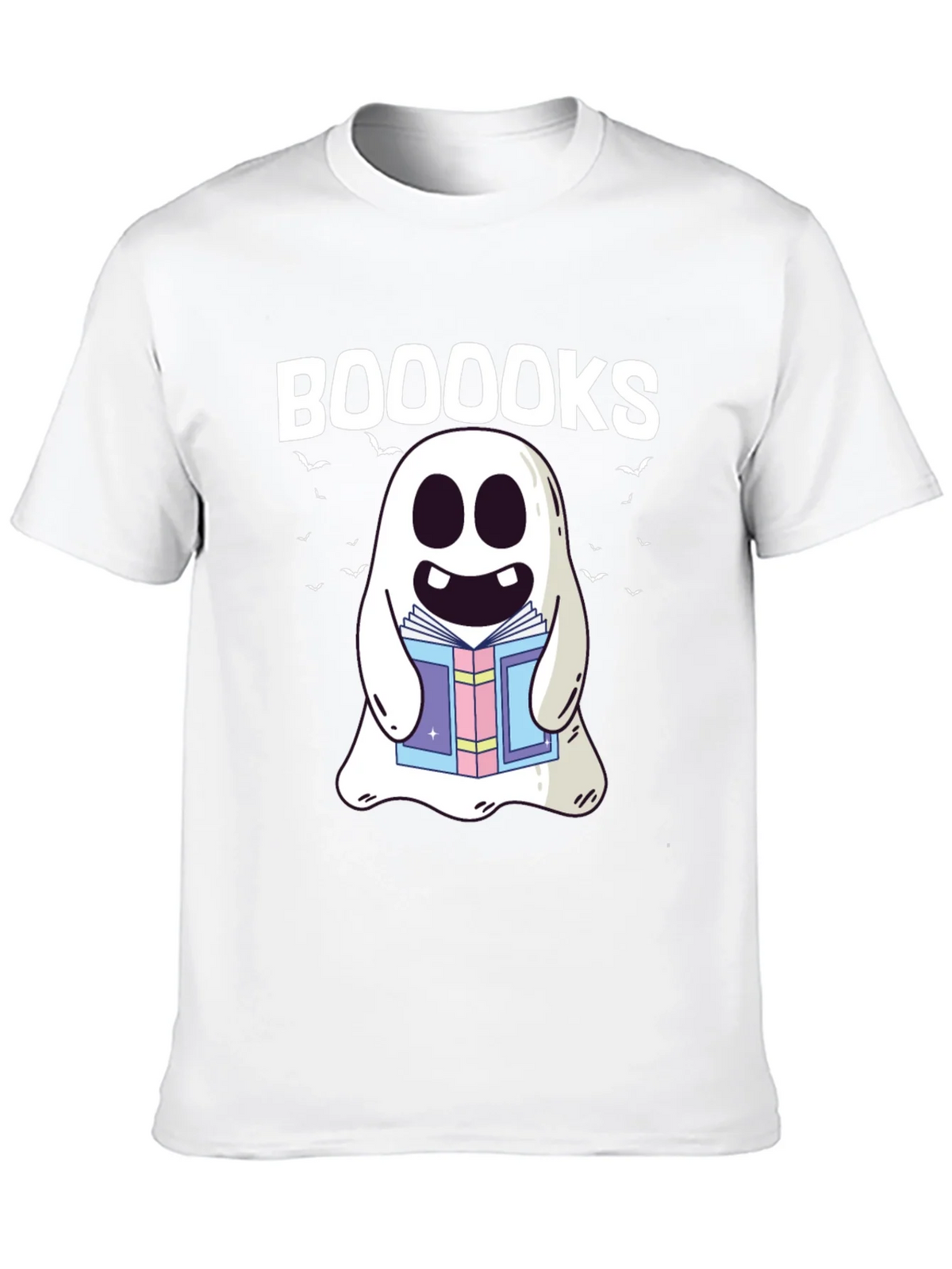 Booooks Ghost T-Shirt - Halloween Spooky Reading product image 12