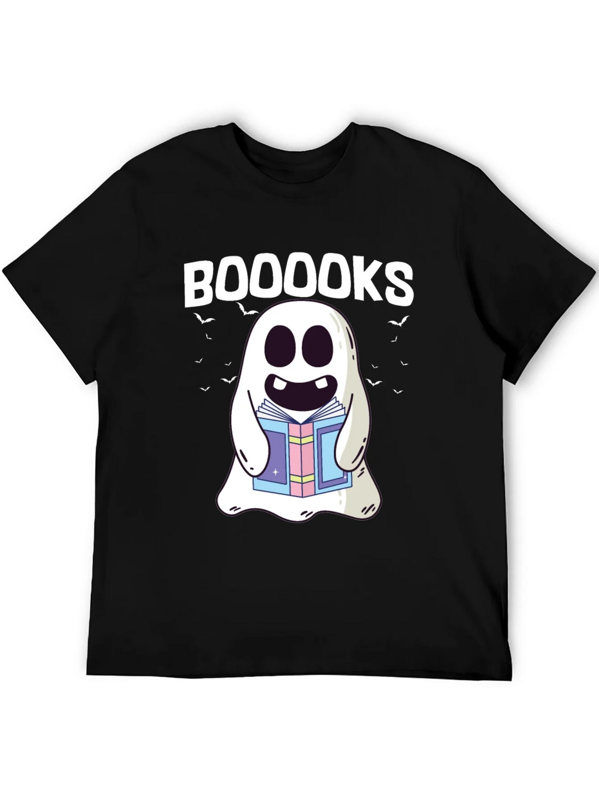 Booooks Ghost T-Shirt - Halloween Spooky Reading product image 8