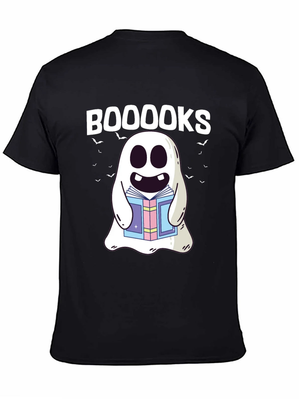 Booooks Ghost T-Shirt - Halloween Spooky Reading product image 7