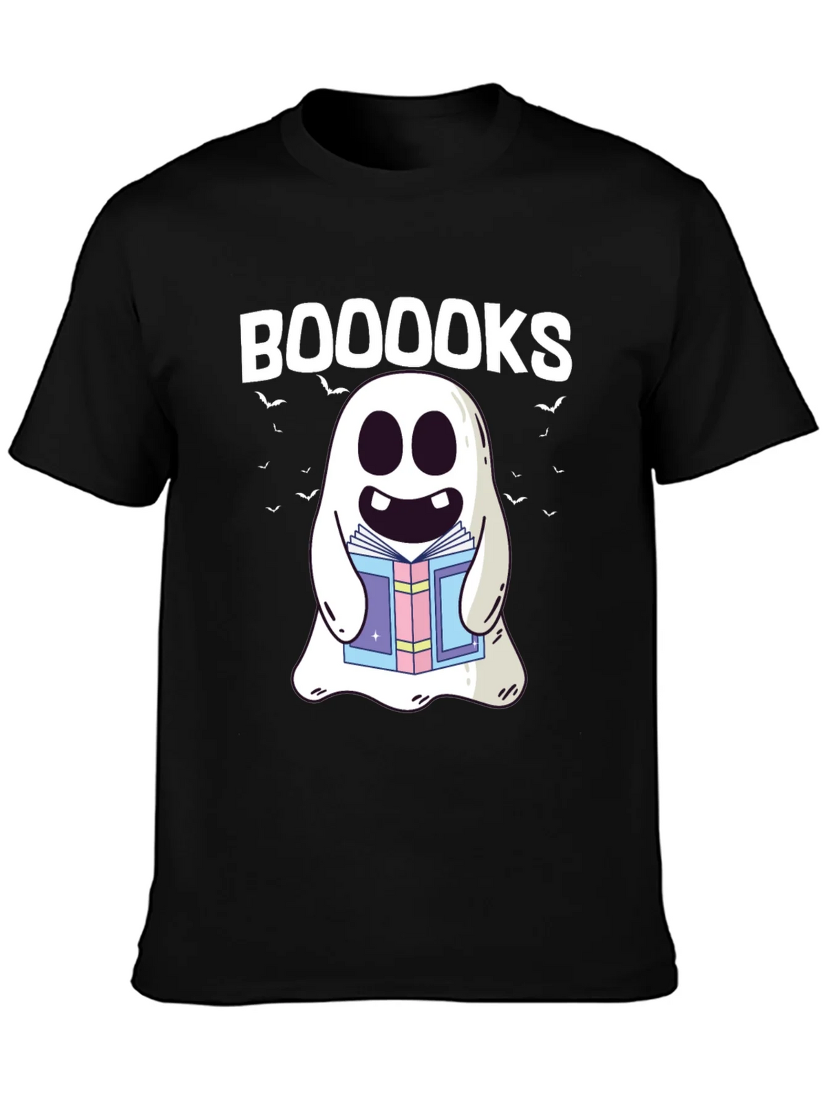 Booooks Ghost T-Shirt - Halloween Spooky Reading product image 6