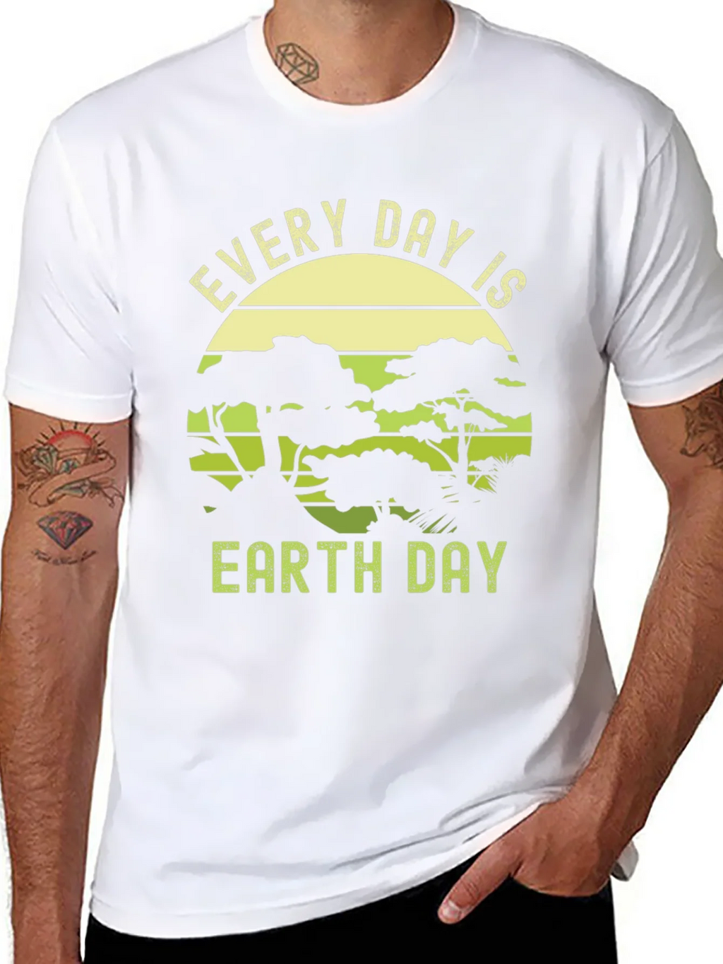 Every Day is Earth Black Graphic Tee product image 10