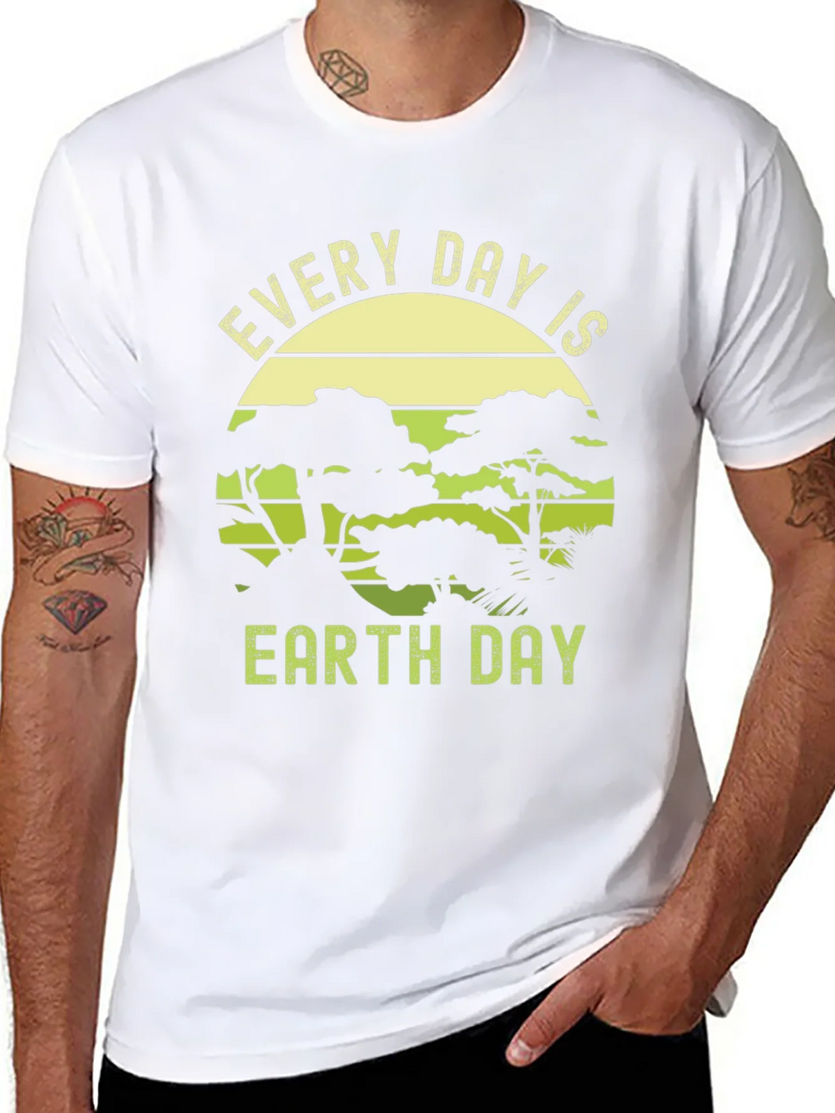 Every Day is Earth Black Graphic Tee product image 10