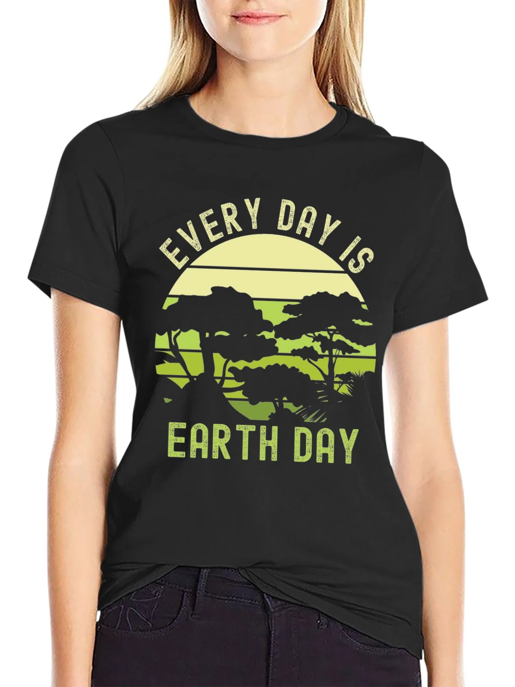 Every Day is Earth Black Graphic Tee product image 5
