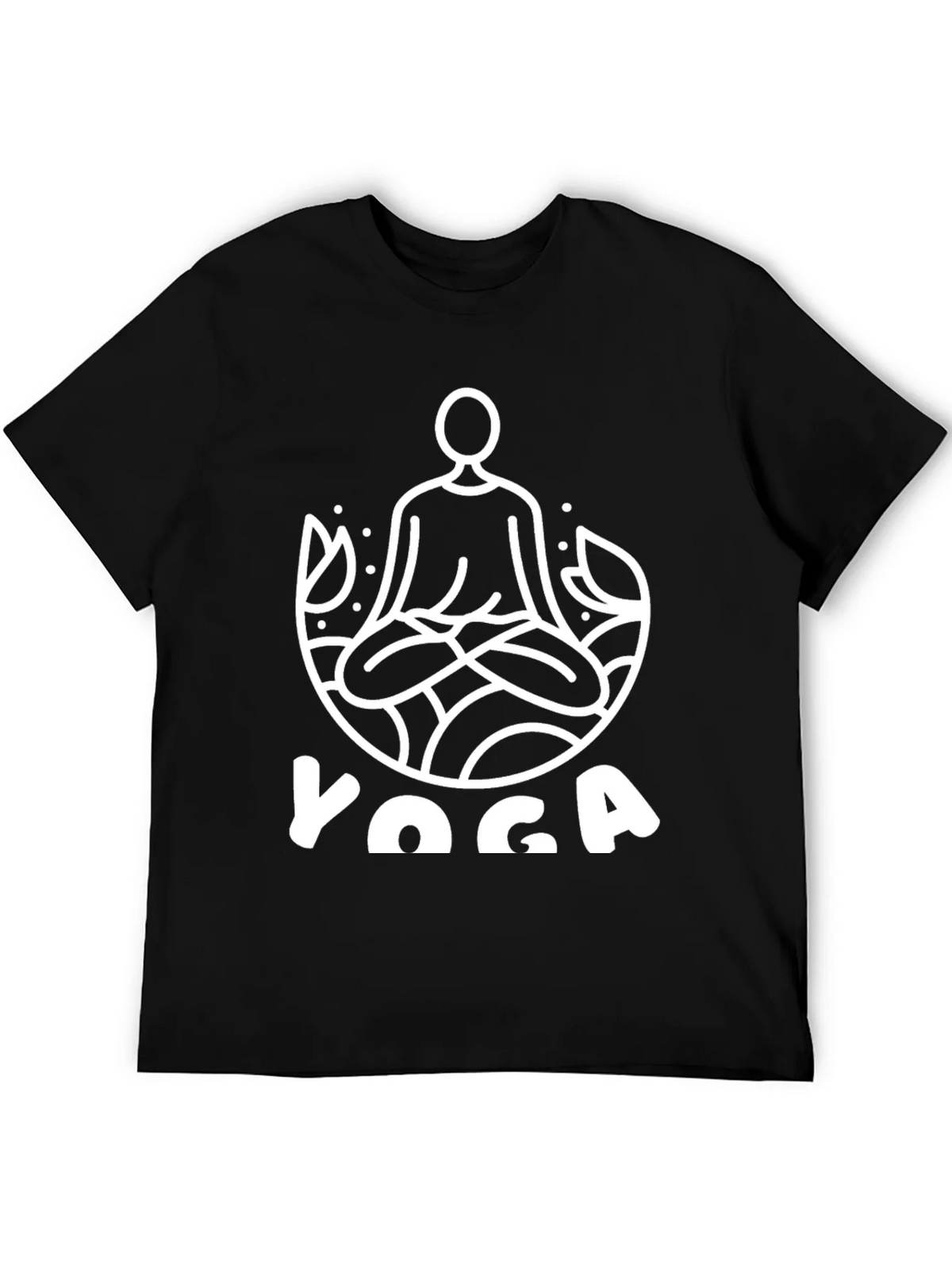 Yoga T-Shirt - Meditating Man Lotus Design product image 8