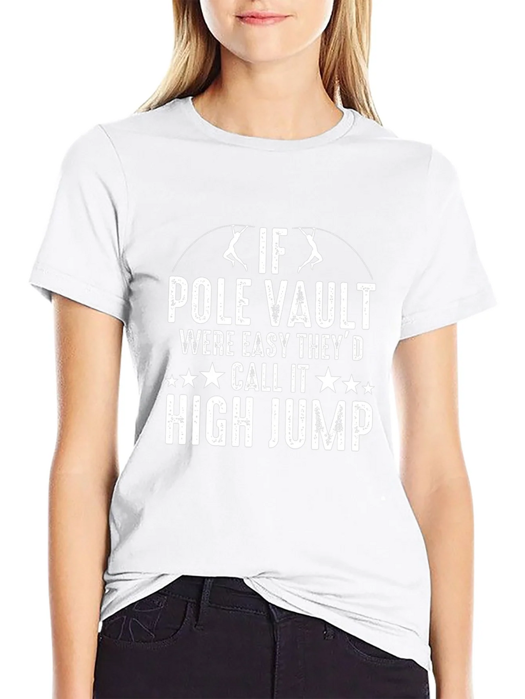 Pole Vault High Jump Graphic Tee Shirt product image 11