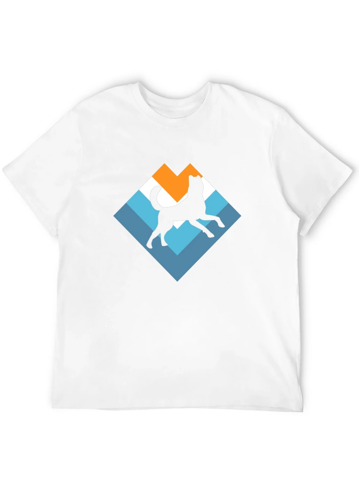 Dog Silhouette Graphic Tee - Black product image 3
