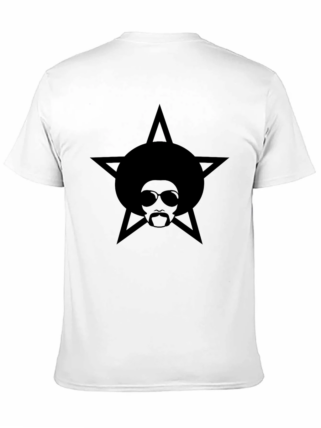 Afro Star Graphic Black T-Shirt product image 2