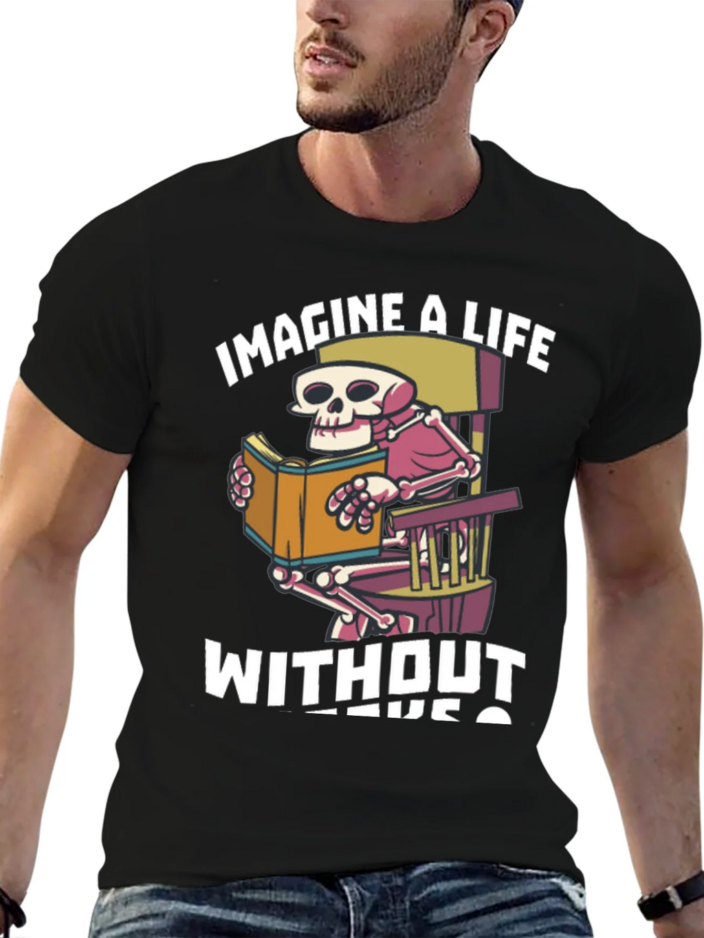 Imagine A Life Without Books T-Shirt product image 9