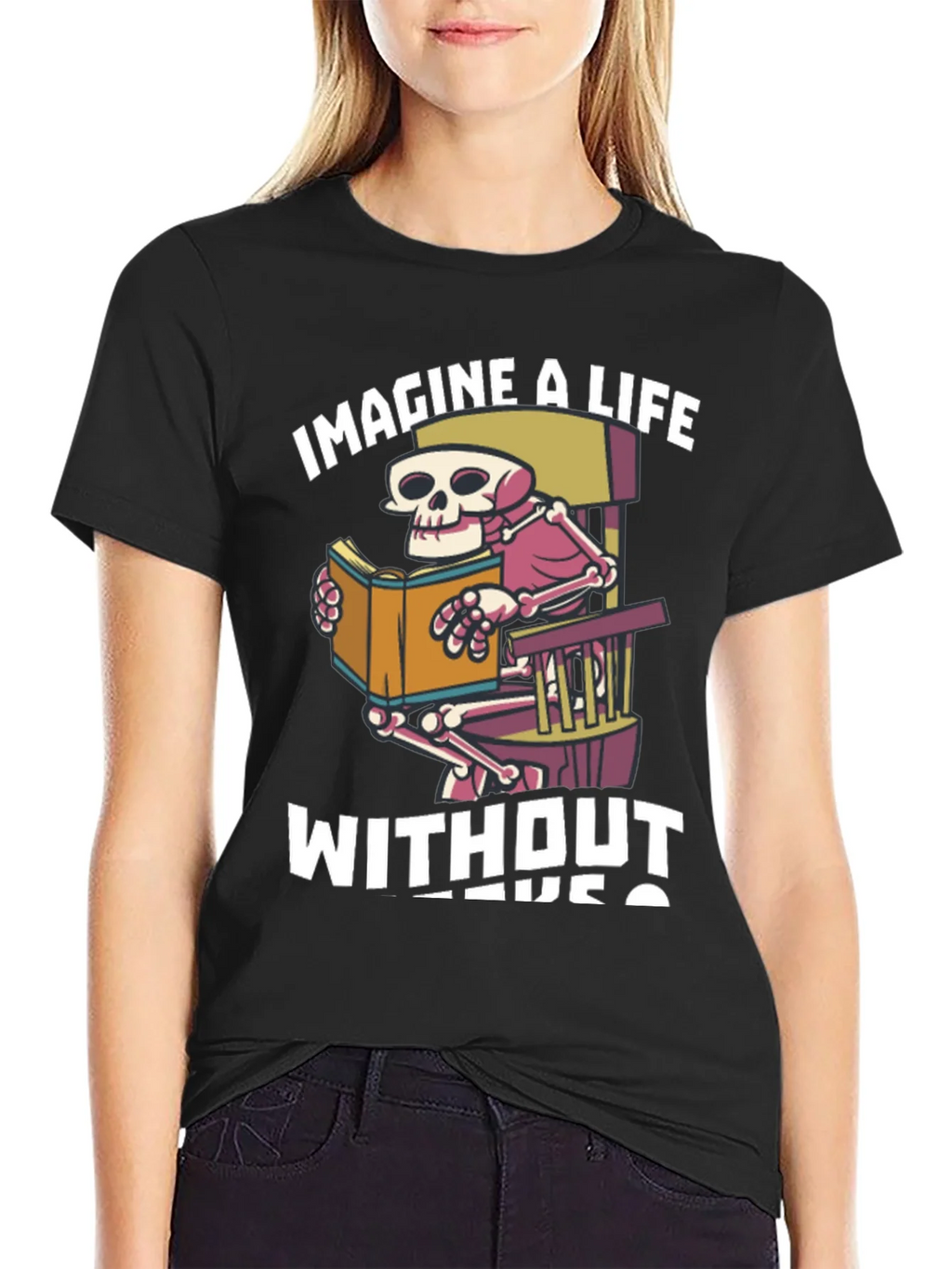 Imagine A Life Without Books T-Shirt product image 5