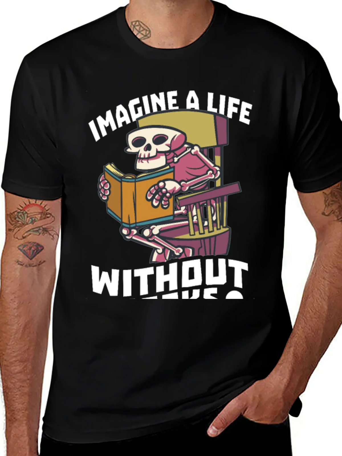 Imagine A Life Without Books T-Shirt product image 1