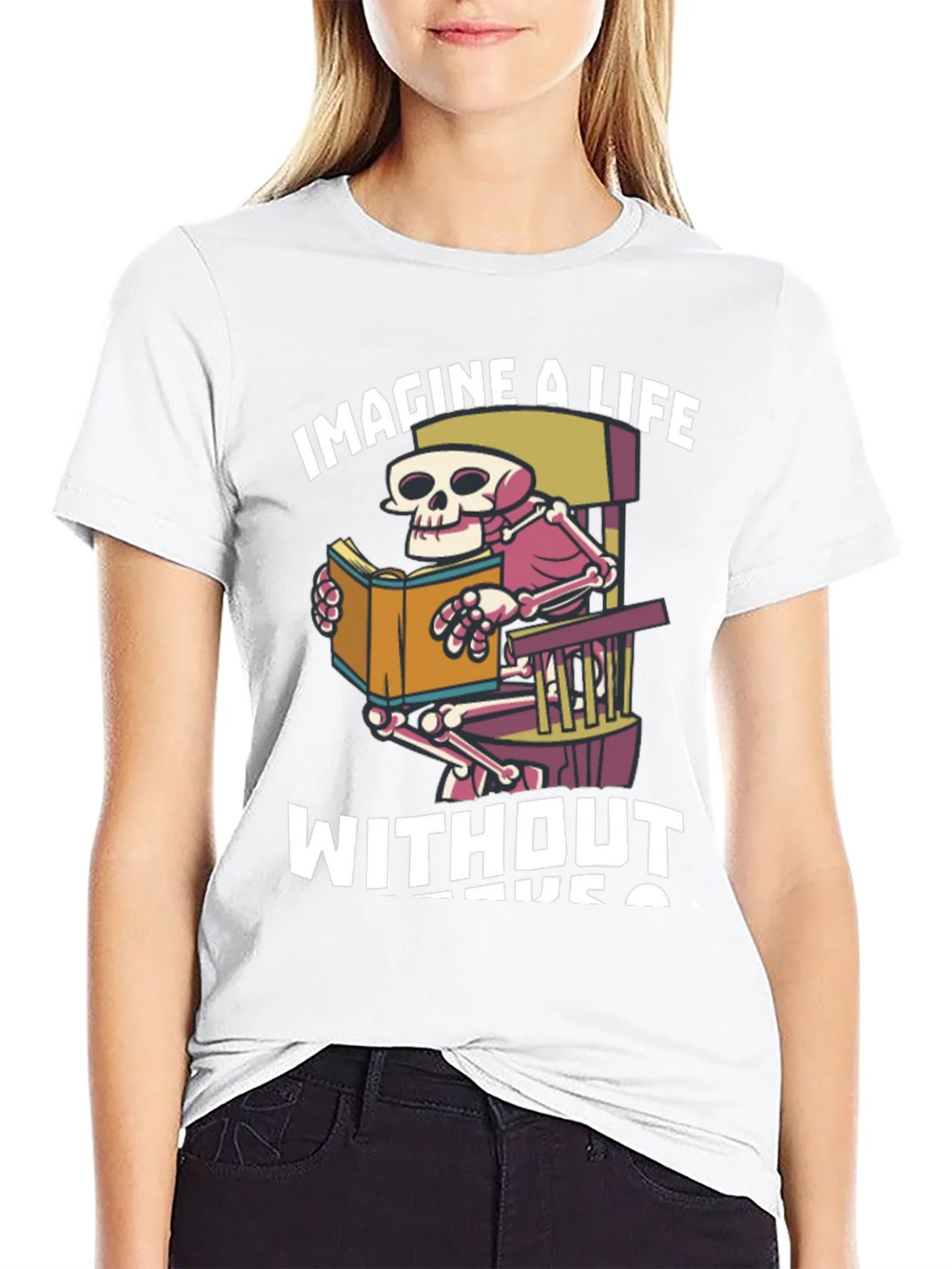 Imagine A Life Without Books T-Shirt product image 11