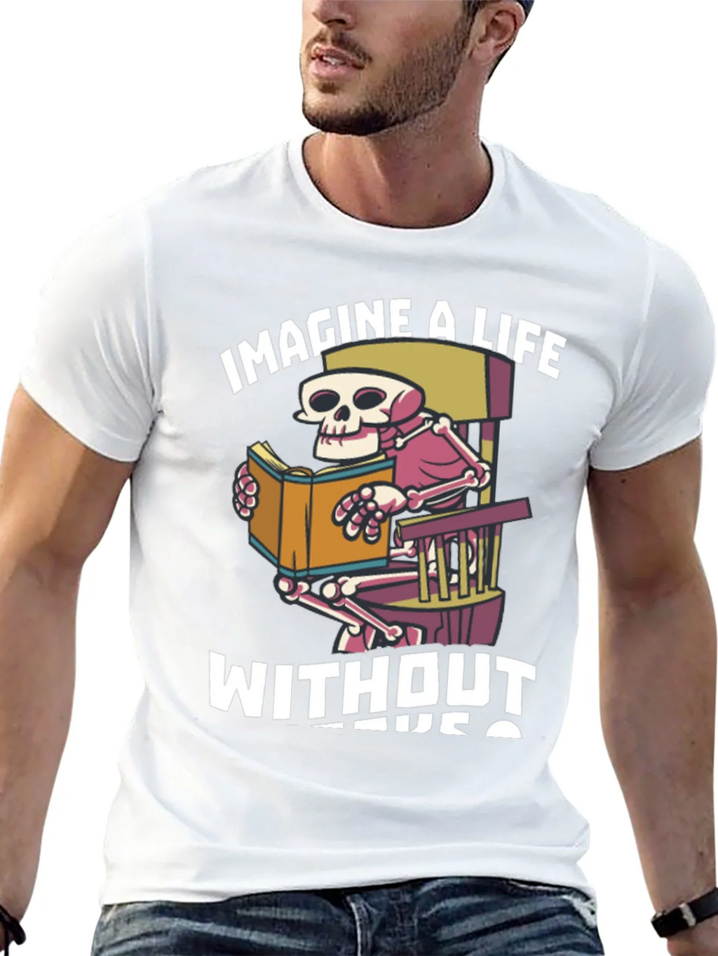 Imagine A Life Without Books T-Shirt product image 4